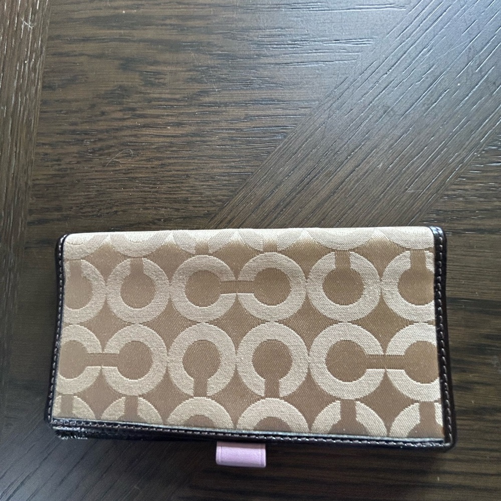 Coach Madison Signature Vintage Canvas Wallet and Checkbook Set - Picture 9 of 13